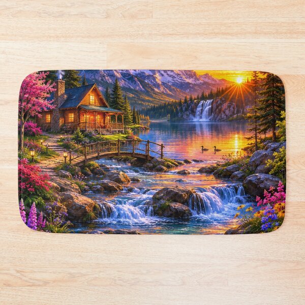 Item preview, Mountain Cabin Getaway designed and sold by DazzleKitty.