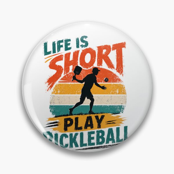 Item preview, Life Is Short Play Pickleball Pickleball Player Enthusiast Sport designed and sold by JonesFlora2025.
