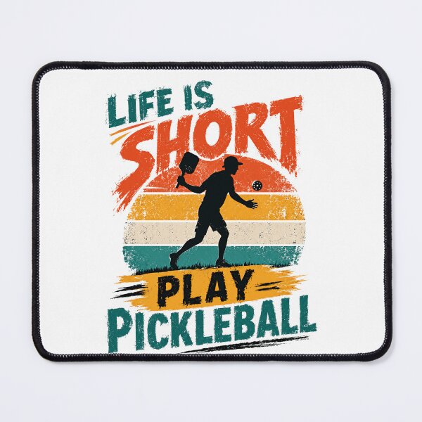 Item preview, Life Is Short Play Pickleball Pickleball Player Enthusiast Sport designed and sold by JonesFlora2025.