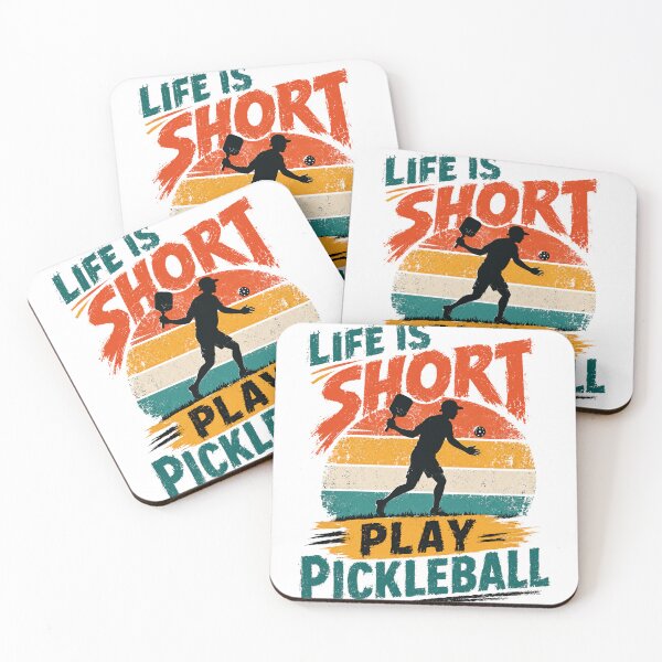 Item preview, Life Is Short Play Pickleball Pickleball Player Enthusiast Sport designed and sold by JonesFlora2025.