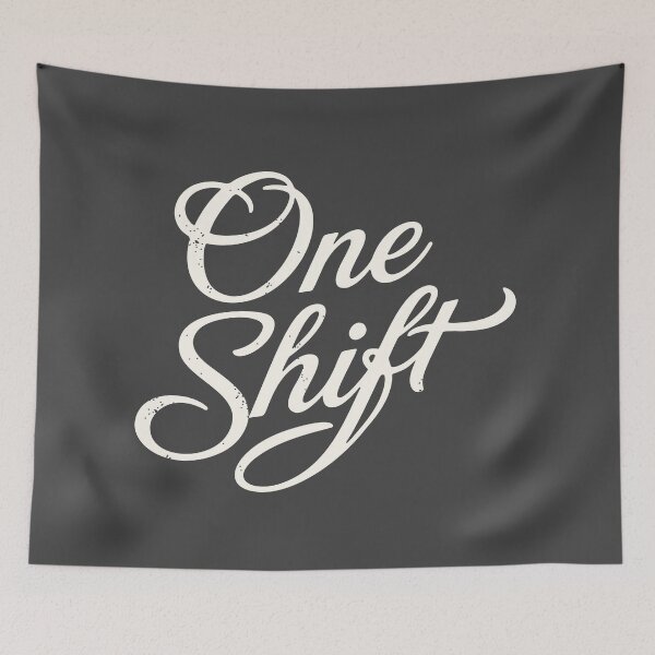 Item preview, One Shift Nurse | Minimalist Nursing Line Art T-Shirt | RN Gift designed and sold by KiwyStudio.