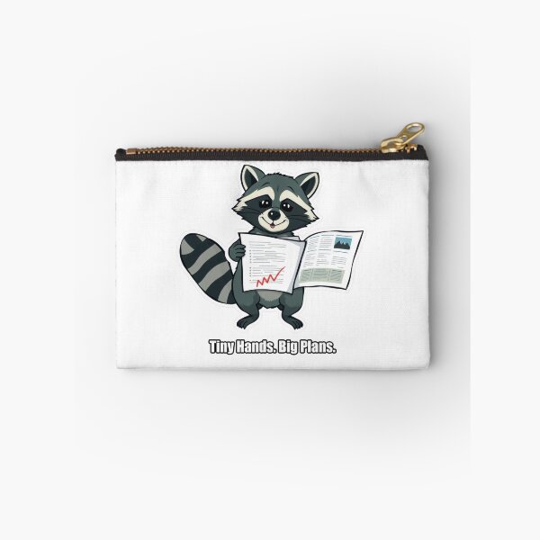 Item preview, Raccoon - Tiny Hands Big Plans - Funny Raccoon Gift designed and sold by pawdrops.