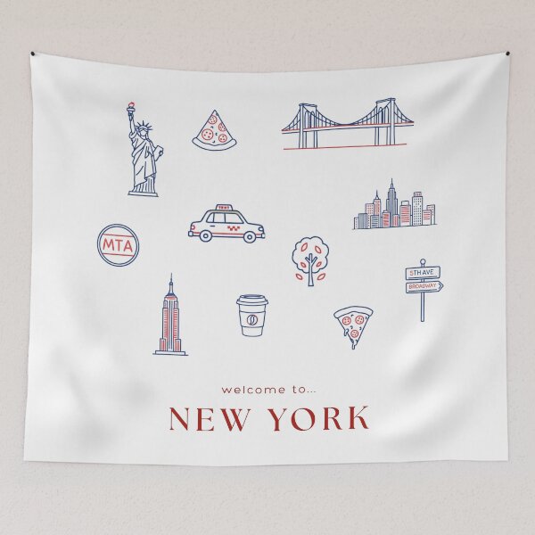 Item preview, Sights of New York designed and sold by Happy little designs.