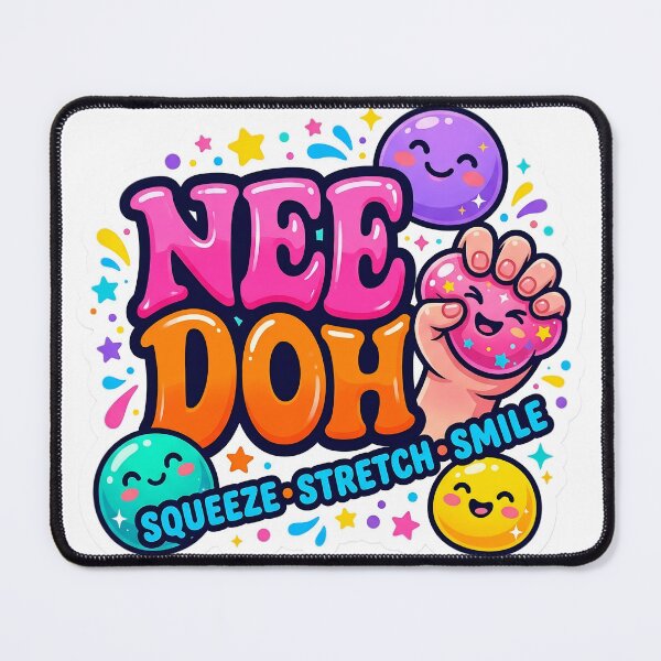 Item preview, Cute Needoh Squishy Smile Sticker | Kawaii Stress Relief Squeeze Stretch Smile Design designed and sold by Bhaskar Digital Art.