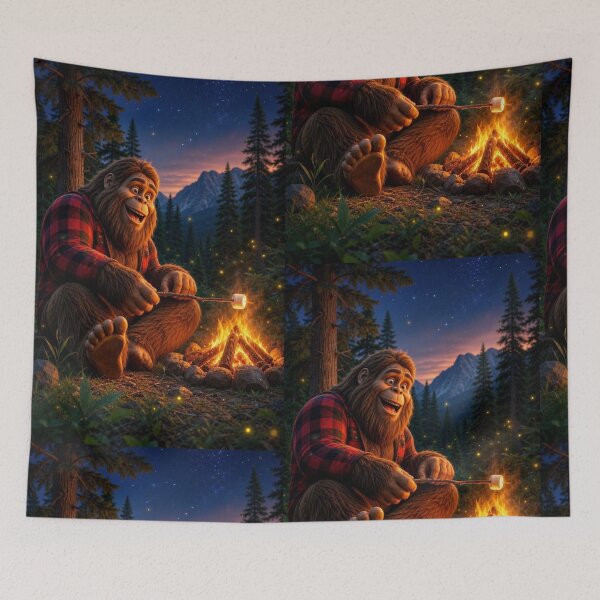 Item preview,  Bigfoot Campfire Crew=: #bigfoot # designed and sold by mo-carnival.