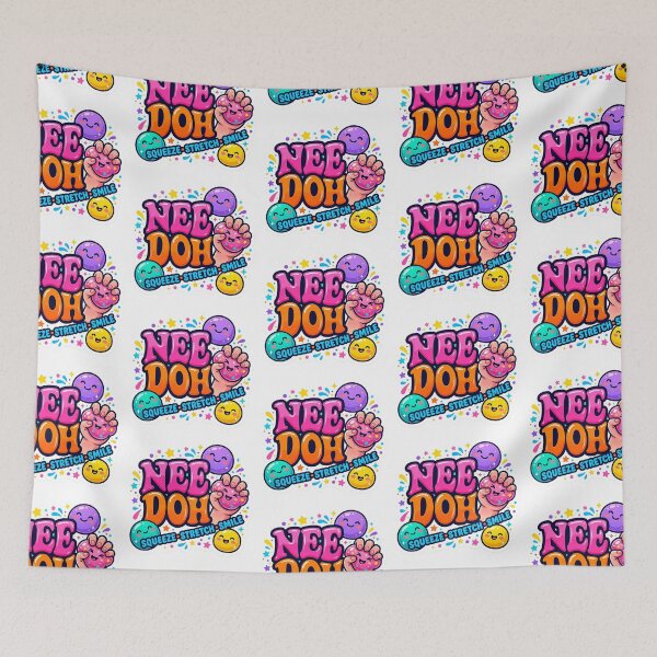 Item preview, Cute Needoh Squishy Smile Sticker | Kawaii Stress Relief Squeeze Stretch Smile Design designed and sold by Bhaskar Digital Art.