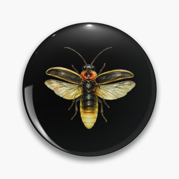 Item preview, Minimal Firefly Watercolor | Hand Drawn Nature Illustration designed and sold by ColorSplash123.