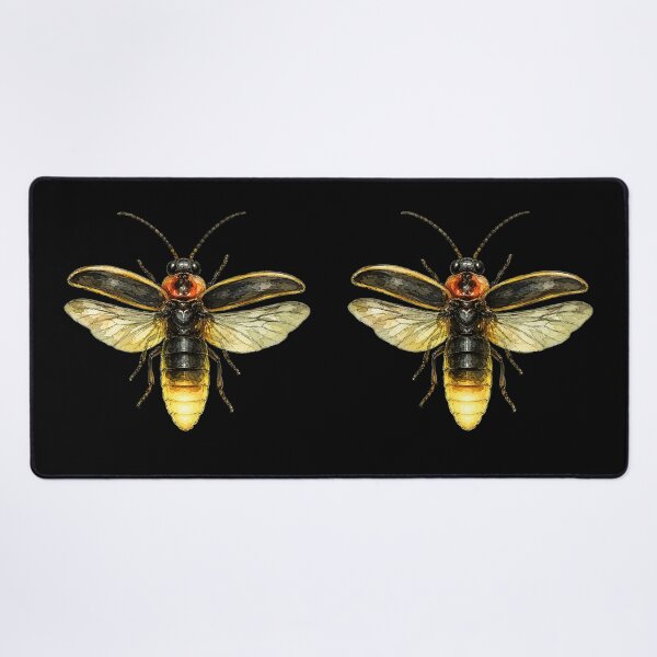 Item preview, Minimal Firefly Watercolor | Hand Drawn Nature Illustration designed and sold by ColorSplash123.
