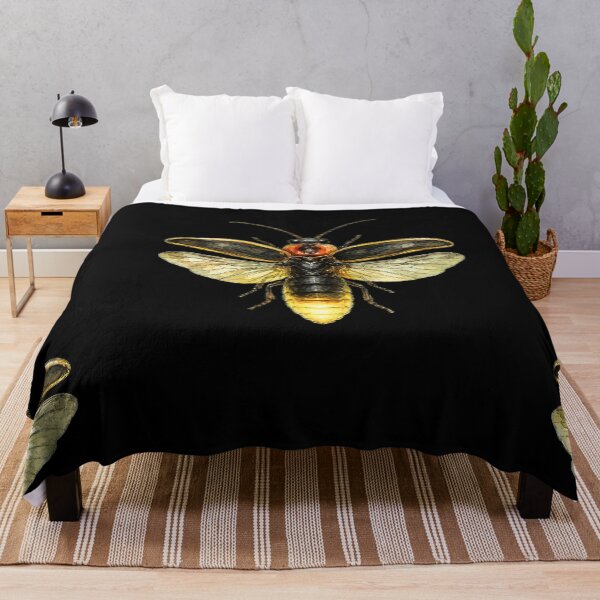 Item preview, Minimal Firefly Watercolor | Hand Drawn Nature Illustration designed and sold by ColorSplash123.
