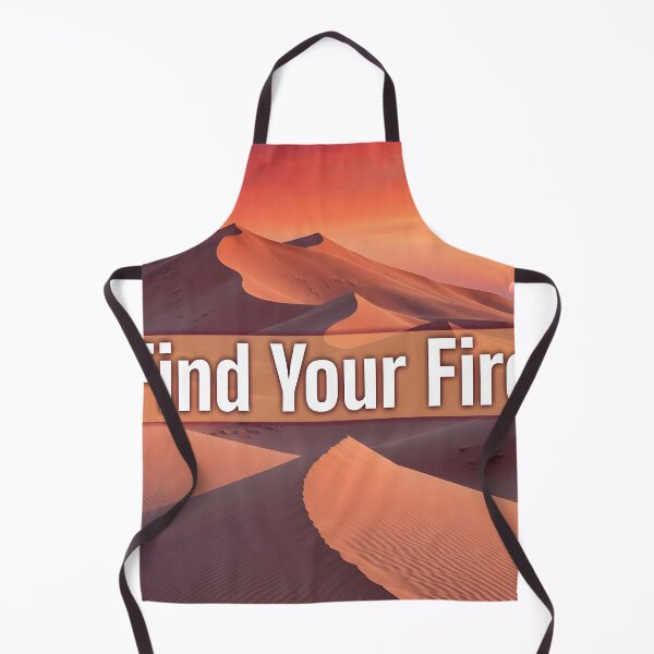 Item preview, Find Your Fire | Inspirational Desert Sunset Typography | Motivational Wall Art designed and sold by DreamyWallVibes.