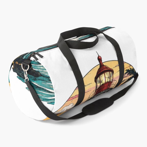 Item preview, Tropical Lighthouse Sunset – Coastal Ocean Vintage Travel Graphic designed and sold by puzzell.