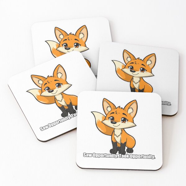 Item preview, Fox - Saw Opportunity Took Opportunity - Funny Fox Gift designed and sold by pawdrops.