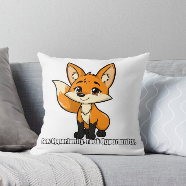 Item preview, Fox - Saw Opportunity Took Opportunity - Funny Fox Gift designed and sold by pawdrops.