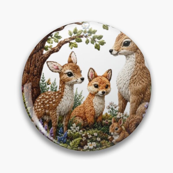Item preview, Cute Woodland Friends Under the Forest Tree designed and sold by Galart58.