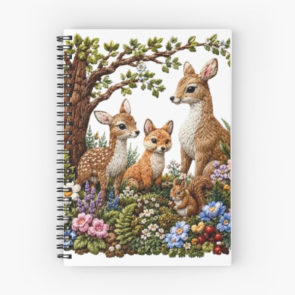 Item preview, Cute Woodland Friends Under the Forest Tree designed and sold by Galart58.
