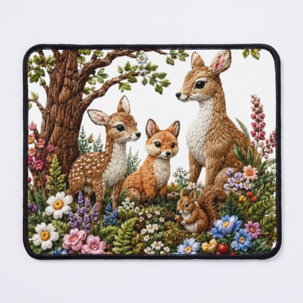 Item preview, Cute Woodland Friends Under the Forest Tree designed and sold by Galart58.