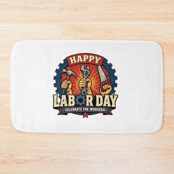 Item preview, Happy Labor Day Celebrate Workers Vintage Retro designed and sold by SiarheiYur.