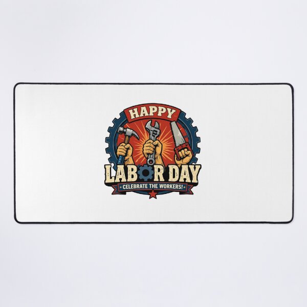 Item preview, Happy Labor Day Celebrate Workers Vintage Retro designed and sold by SiarheiYur.