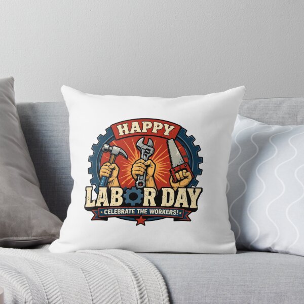 Item preview, Happy Labor Day Celebrate Workers Vintage Retro designed and sold by SiarheiYur.