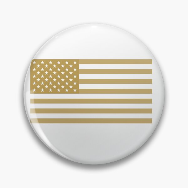 Item preview, Gold Monochrome American Flag Design designed and sold by T-domain.