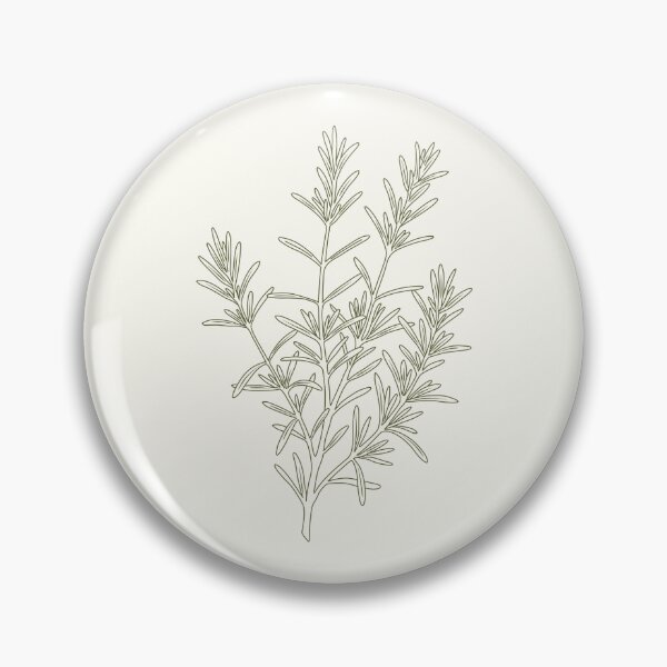 Item preview, Vintage rosemary botanical print – Rustic kitchen herb art designed and sold by CroesCreations.