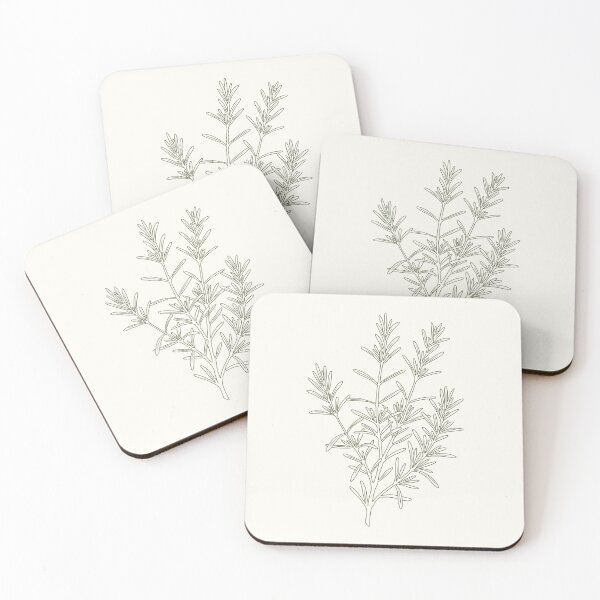 Item preview, Vintage rosemary botanical print – Rustic kitchen herb art designed and sold by CroesCreations.