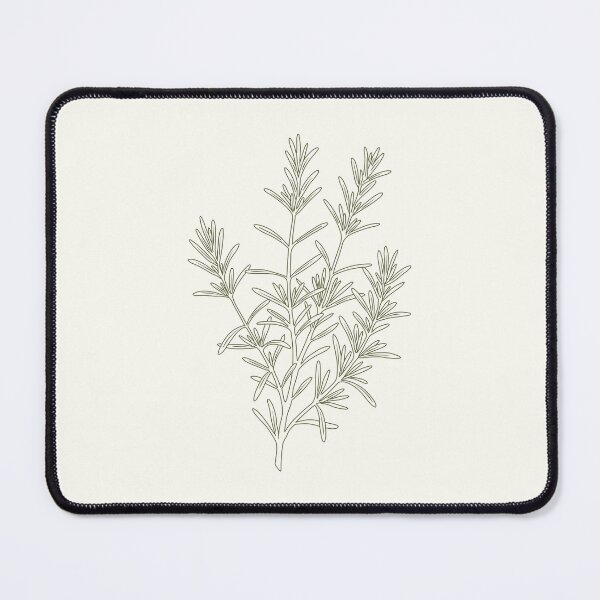 Item preview, Vintage rosemary botanical print – Rustic kitchen herb art designed and sold by CroesCreations.