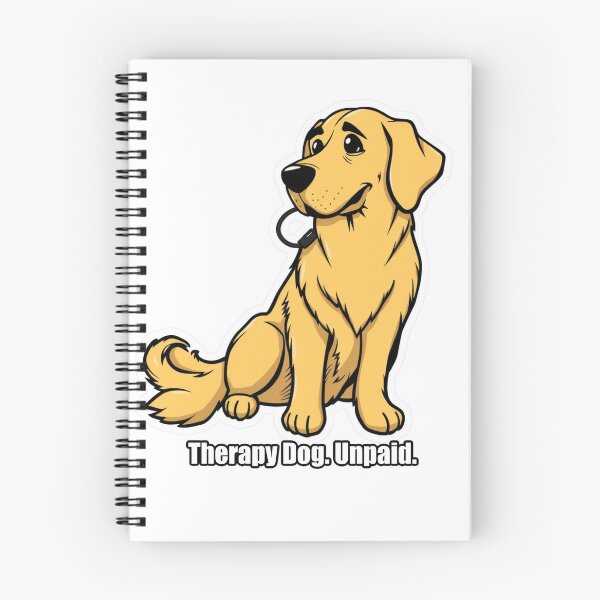 Item preview, Golden Retriever - Therapy Dog Unpaid - Funny Dog Gift designed and sold by pawdrops.