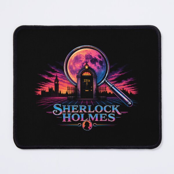 Item preview, Sherlock Holmes – Neon Moon Over 221B designed and sold by Fenay Designs.