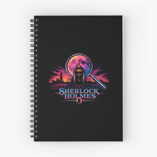Item preview, Sherlock Holmes – Neon Moon Over 221B designed and sold by Fenay Designs.