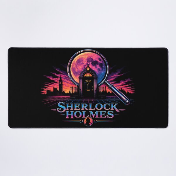 Item preview, Sherlock Holmes – Neon Moon Over 221B designed and sold by Fenay Designs.