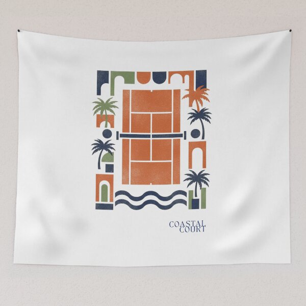 Item preview, Mediterranean Tennis designed and sold by Happy little designs.