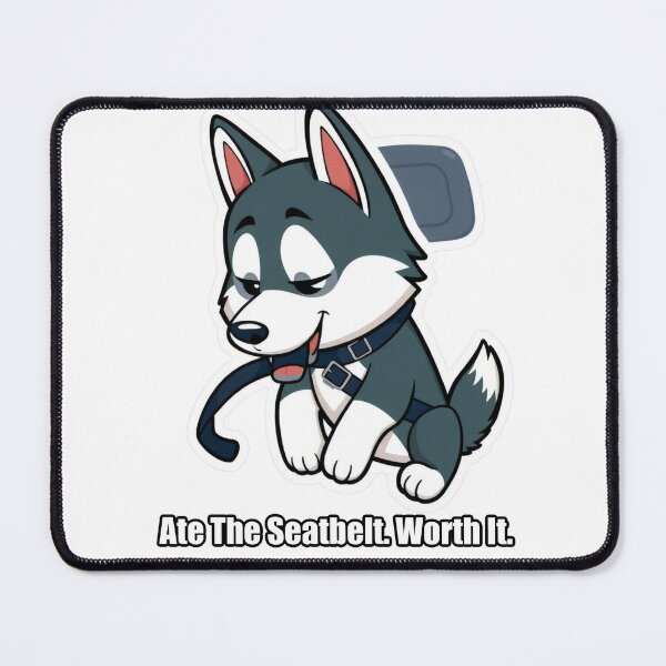Item preview, Husky - Ate The Seatbelt Worth It - Funny Husky Gift designed and sold by pawdrops.