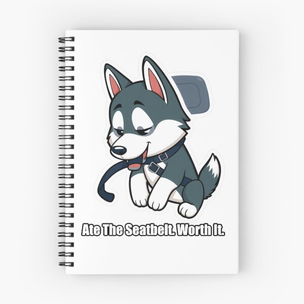 Item preview, Husky - Ate The Seatbelt Worth It - Funny Husky Gift designed and sold by pawdrops.