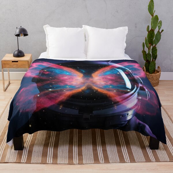 Item preview, Cosmic Butterfly Astronaut | Galaxy Nebula Space Art | Sci-Fi Surreal Wall Art designed and sold by DreamyWallVibes.