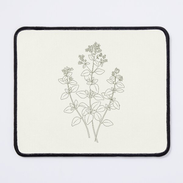 Item preview, Vintage oregano botanical print – Kitchen herb art designed and sold by CroesCreations.