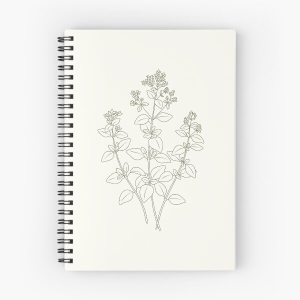Item preview, Vintage oregano botanical print – Kitchen herb art designed and sold by CroesCreations.