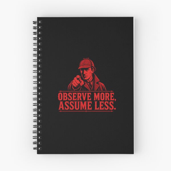 Item preview, Sherlock Holmes – Observe More, Assume Less designed and sold by Fenay Designs.