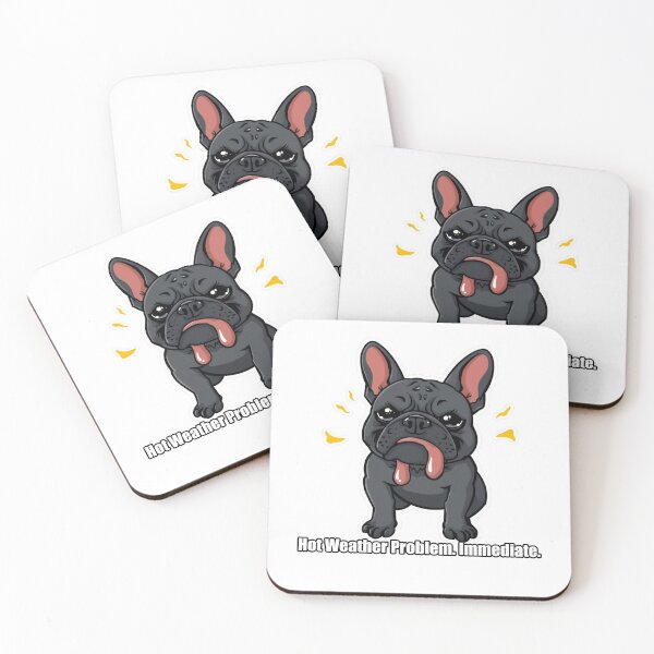 Item preview, French Bulldog - Hot Weather Problem Immediate - Funny Frenchie Gift designed and sold by pawdrops.