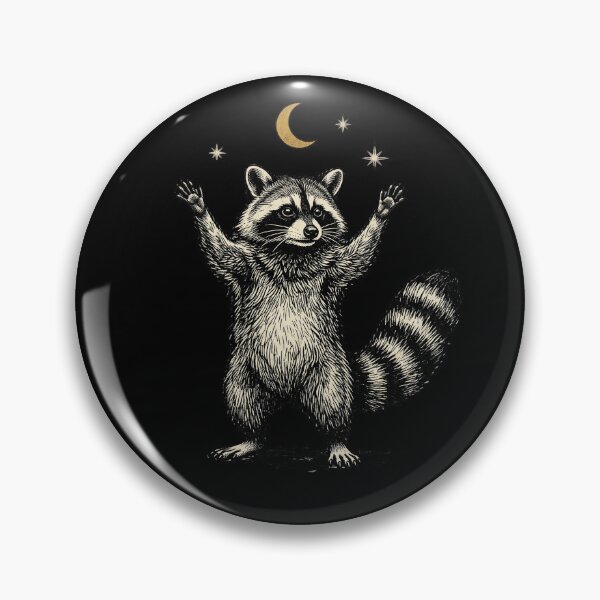 Item preview, Starry Raccoon designed and sold by Roy & Tiffany.