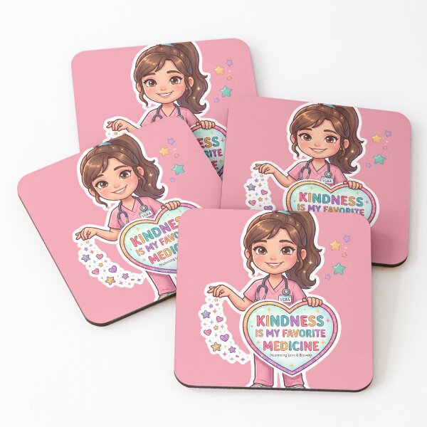 Item preview, Kindness Is My Favorite Medicine Cute Pediatric Nurse Vera designed and sold by Nurse Craft Studio.