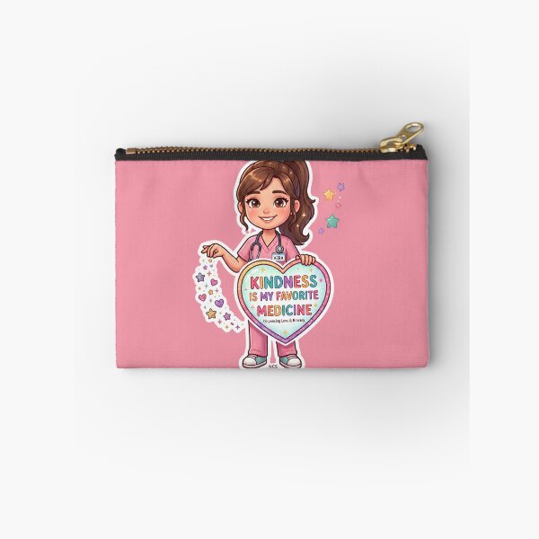 Item preview, Kindness Is My Favorite Medicine Cute Pediatric Nurse Vera designed and sold by Nurse Craft Studio.