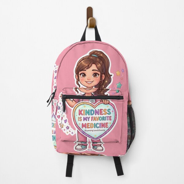Item preview, Kindness Is My Favorite Medicine Cute Pediatric Nurse Vera designed and sold by Nurse Craft Studio.