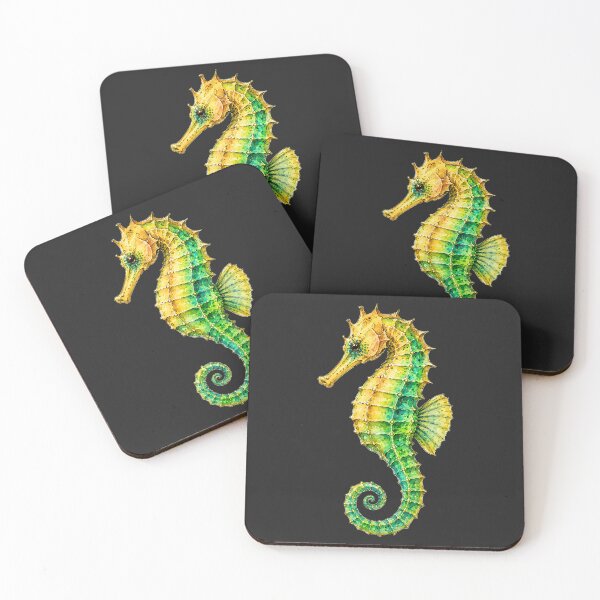 Item preview, Minimal Seahorse Watercolor | Hand Drawn Marine Illustration designed and sold by ColorSplash123.