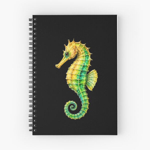 Item preview, Minimal Seahorse Watercolor | Hand Drawn Marine Illustration designed and sold by ColorSplash123.