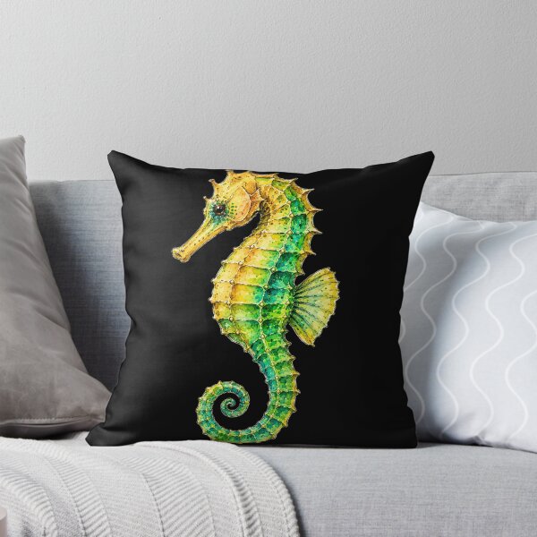 Item preview, Minimal Seahorse Watercolor | Hand Drawn Marine Illustration designed and sold by ColorSplash123.