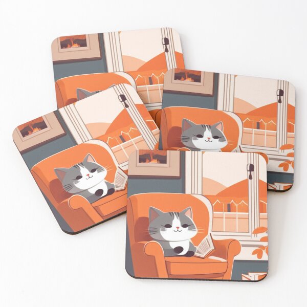Artikelvorschau, Art - Peaceful Cat, Cozy and Colorful Atmosphere entworfen und verkauft von World-Pets.