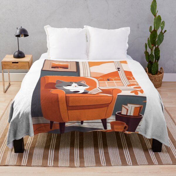 Item preview, Art - Peaceful Cat, Cozy and Colorful Atmosphere designed and sold by World-Pets.