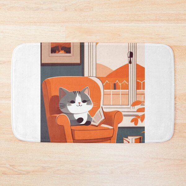 Artikelvorschau, Art - Peaceful Cat, Cozy and Colorful Atmosphere entworfen und verkauft von World-Pets.