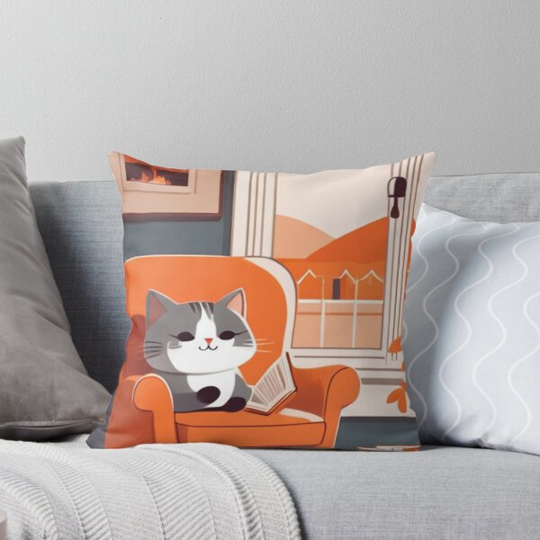 Item preview, Art - Peaceful Cat, Cozy and Colorful Atmosphere designed and sold by World-Pets.